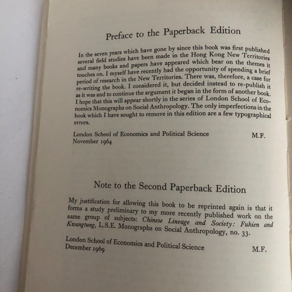 ⭐️BOGO Free⭐️ Lineage Organization in Southeastern China Paperback - Picture 12 of 16